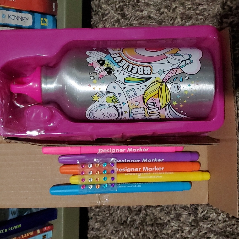 Color Your Own Water Bottle